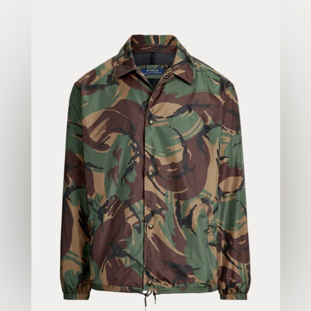 Ralph Lauren Polo Camo-Print Coach's Jacket